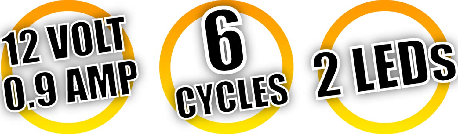 BC Battery Controller BC Easy 6, inteligentna ładowarka do akumulatorów i ładowarka podtrzymująca z 6 cyklami ładowania do wszystkich akumulatorów ołowiowo-kwasowych 12 V, 1 A