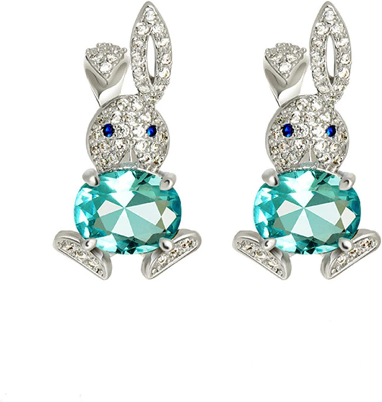 Easter Earrings for Women Cute Bunny Rabbit Pearl Earrings,Trendy Rabbit Stud Earring Easter Jewelry Spring Holiday Outfit Accessories