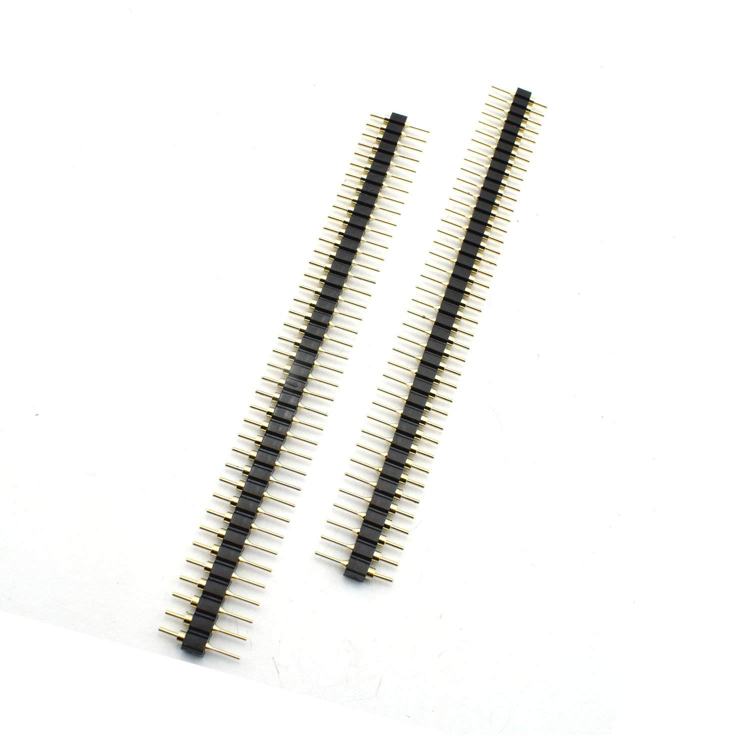 Round Pin Header Strip for Arduino Gpio 40 pin x 10pcs Male Pins ...