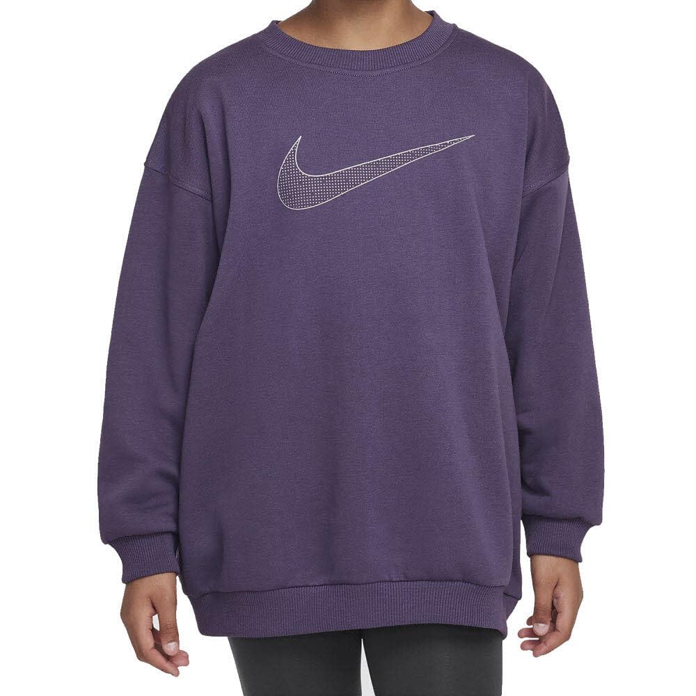 Nike Bluza dziecięca Nike Sportswear Club Fleece bardzo duża bluza dla starszych dzieci (dziewcząt) bluza oversize