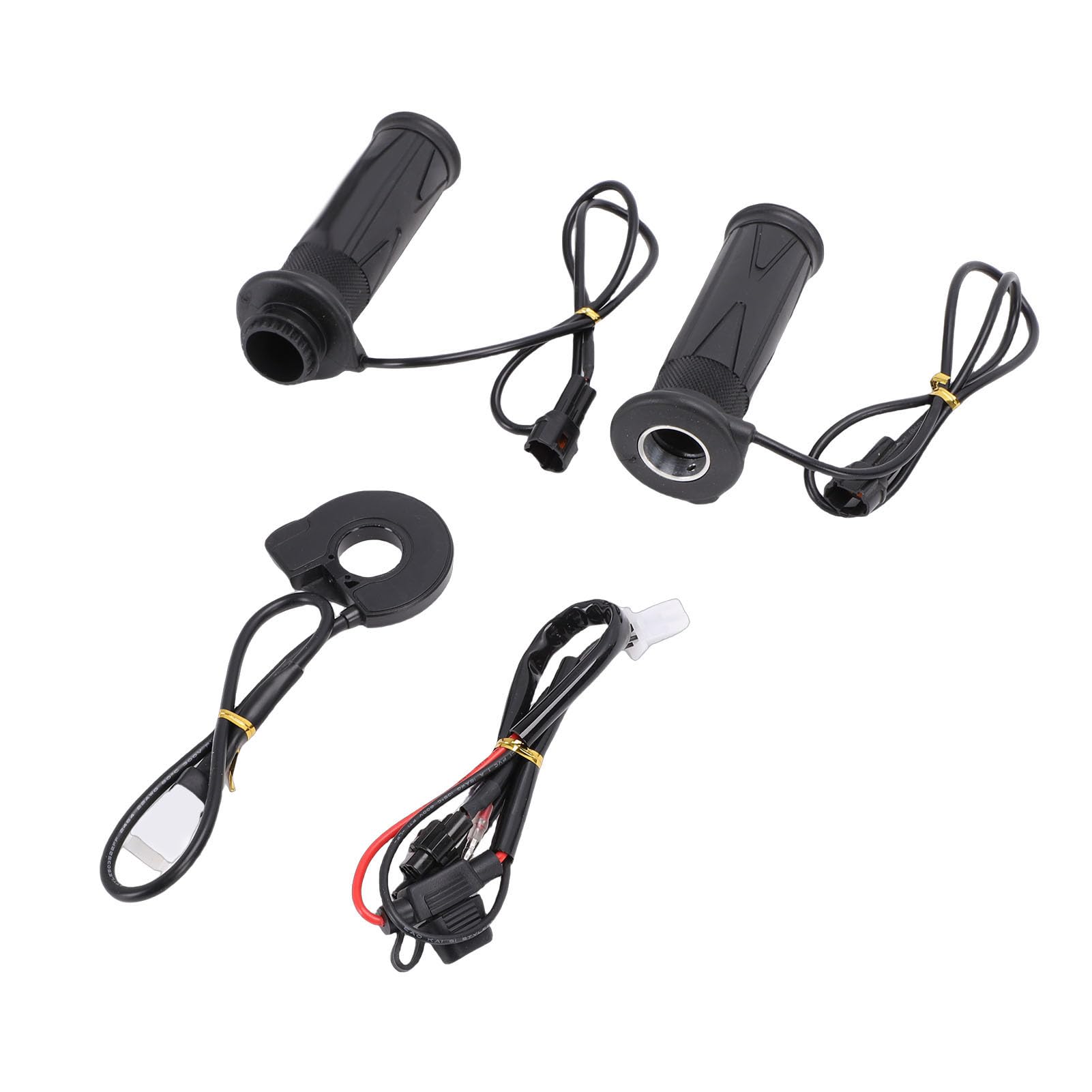 Fabater Manopole Riscaldate per Moto Scaldamanubri Elettrici Durevoli per la Guida in Climi Freddi Impermeabilizzazione Antiscivolo per Manubri Universali da 7/8 Pollici