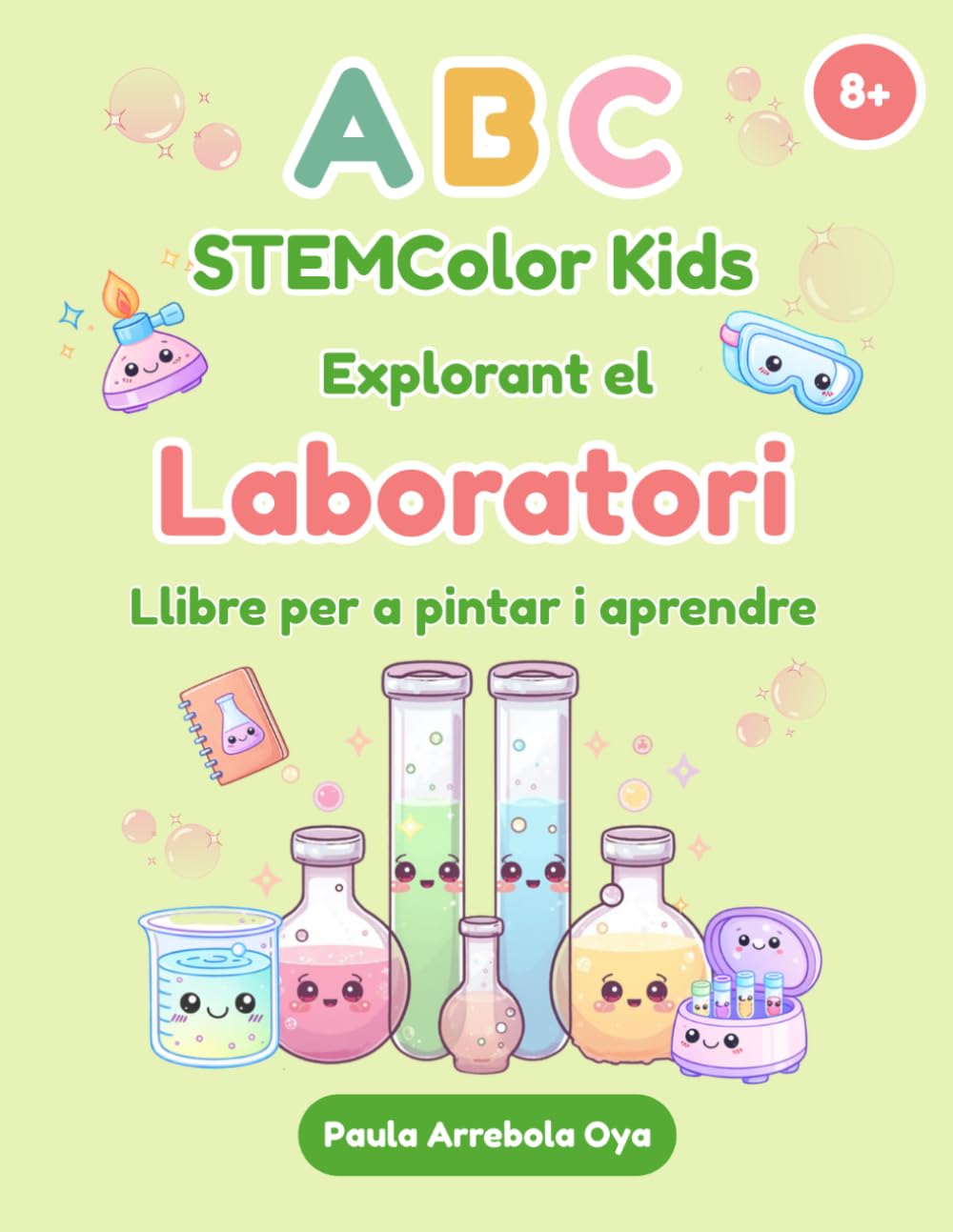 ABC STEMColor Kids Explorant el Laboratori Llibre per a pintar i aprendre