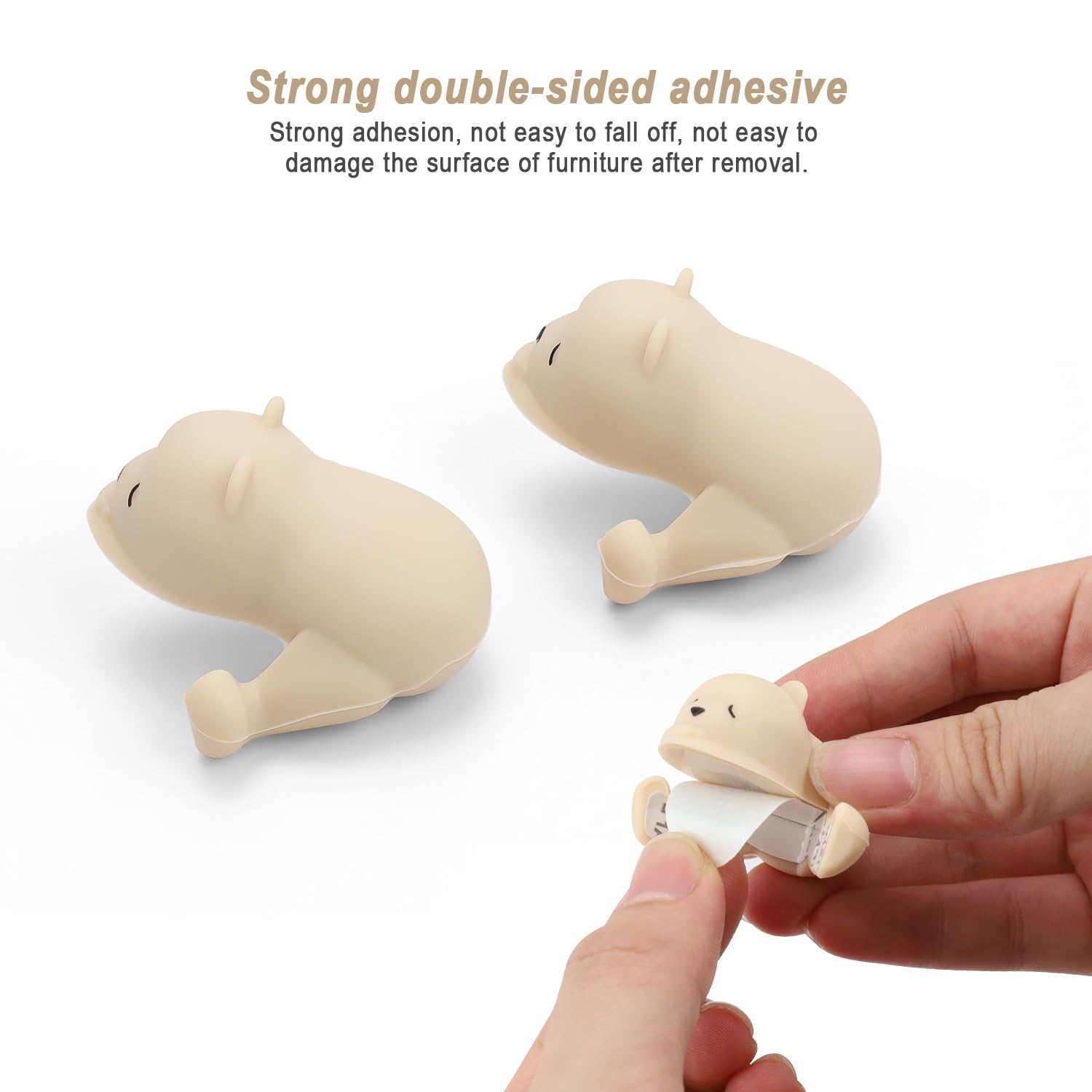 Paraspigoli Per Bambini 4 Pezzi | Gomma Silicone, Nastro Biadesivo Forte - Sicurezza Per Mobili