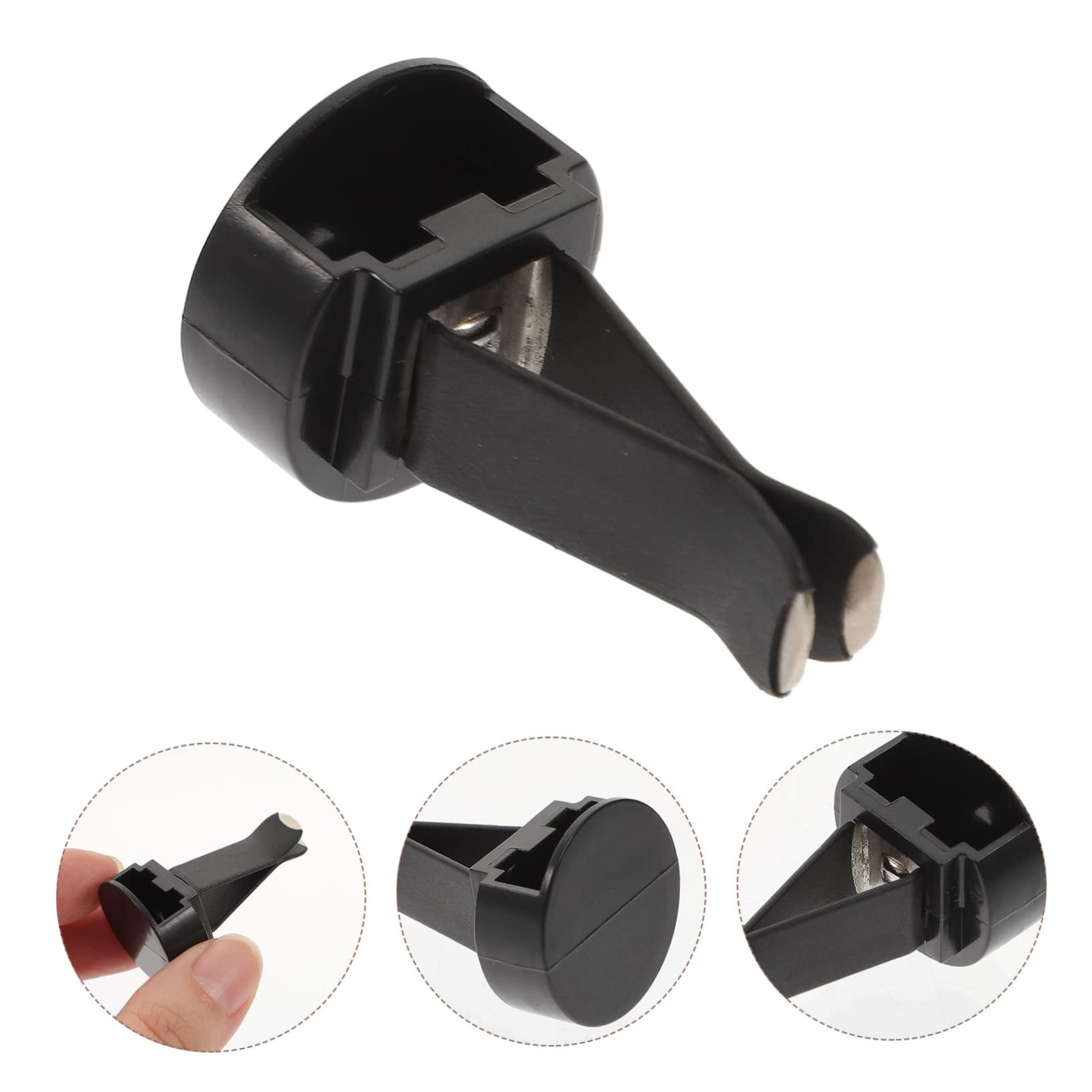 Clip per Bocchetta di Ventilazione Auto e Uso Pratico Accessori per Decorazione Auto 100 Pezzi in Metallo e Plastica, Clip Robuste e Decorative per Uscita Aria