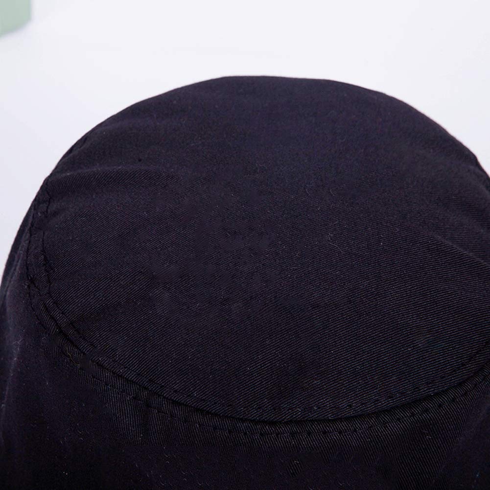JYHOPE Unisex Bucket Hat Girls Letter Embroidery Hat Packable Daily Visor Caps Black(Moon)