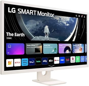 LG 32SR50F 32-inch Smart FHD IPS Monitor, webOS 23, HDR10
