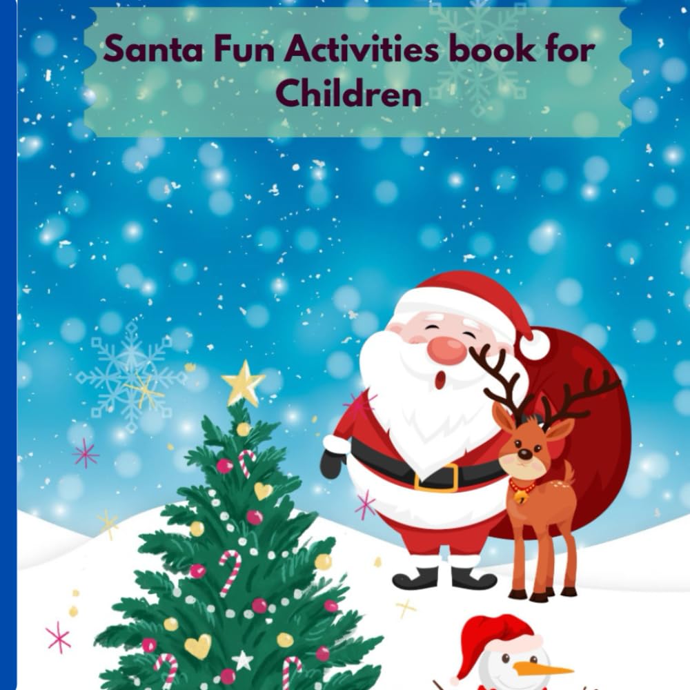 Santa Fun Activities book for children