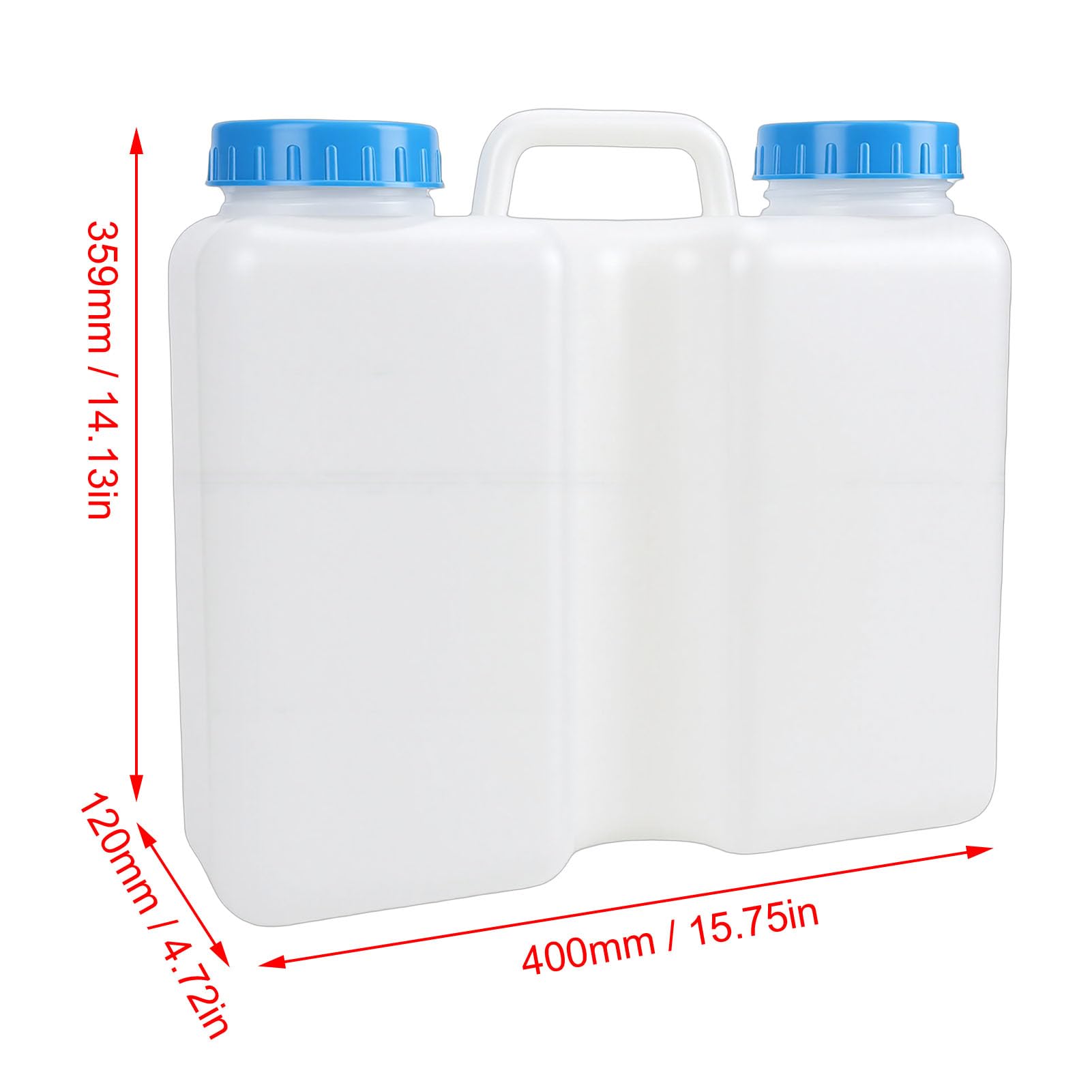 Asixxsix 3 Gallo RV-Frischwassertank, Lebensmittelechter LLDPE-Trinkwasserspeicher Zum Trinken, Kochen, Reinigen, Duschen, Wasserbehälter für Wohnmobile, Anhänger, Wohnmobile,