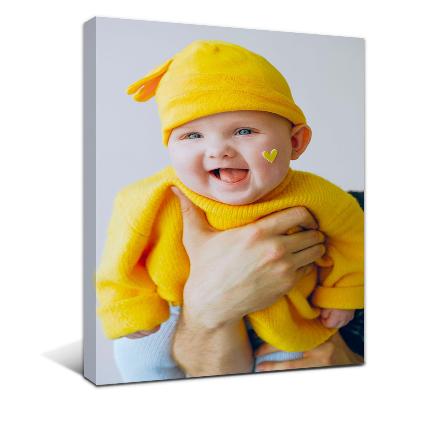 XINYIMAI Canvas Prints with Your Photos, Personalized Canvas Wall Art for Bedroom Living Room Decor, Custom Photo Prints for Wedding Family Pet