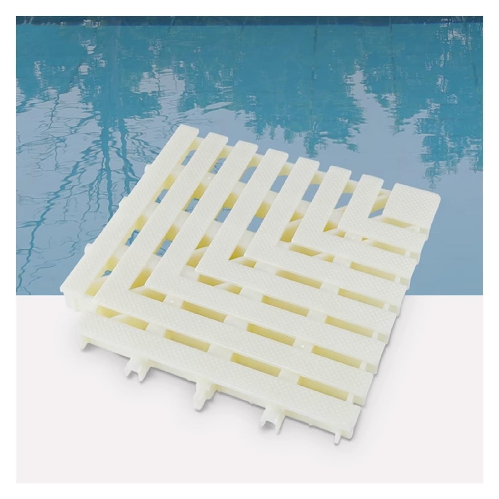 Kratka odpływowa do basenu, 90 stopni kątowa kratka odpływowa do basenu ABS, biała, różne rozmiary (30 x 30 cm) (25 x 25 cm)