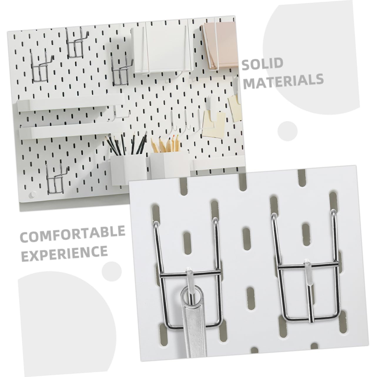Holibanna 30Pezzi Gancio da Gancio Robusto per Appendere Oggetti Design Versatile e Ottimizza Spazio e Organizzazione