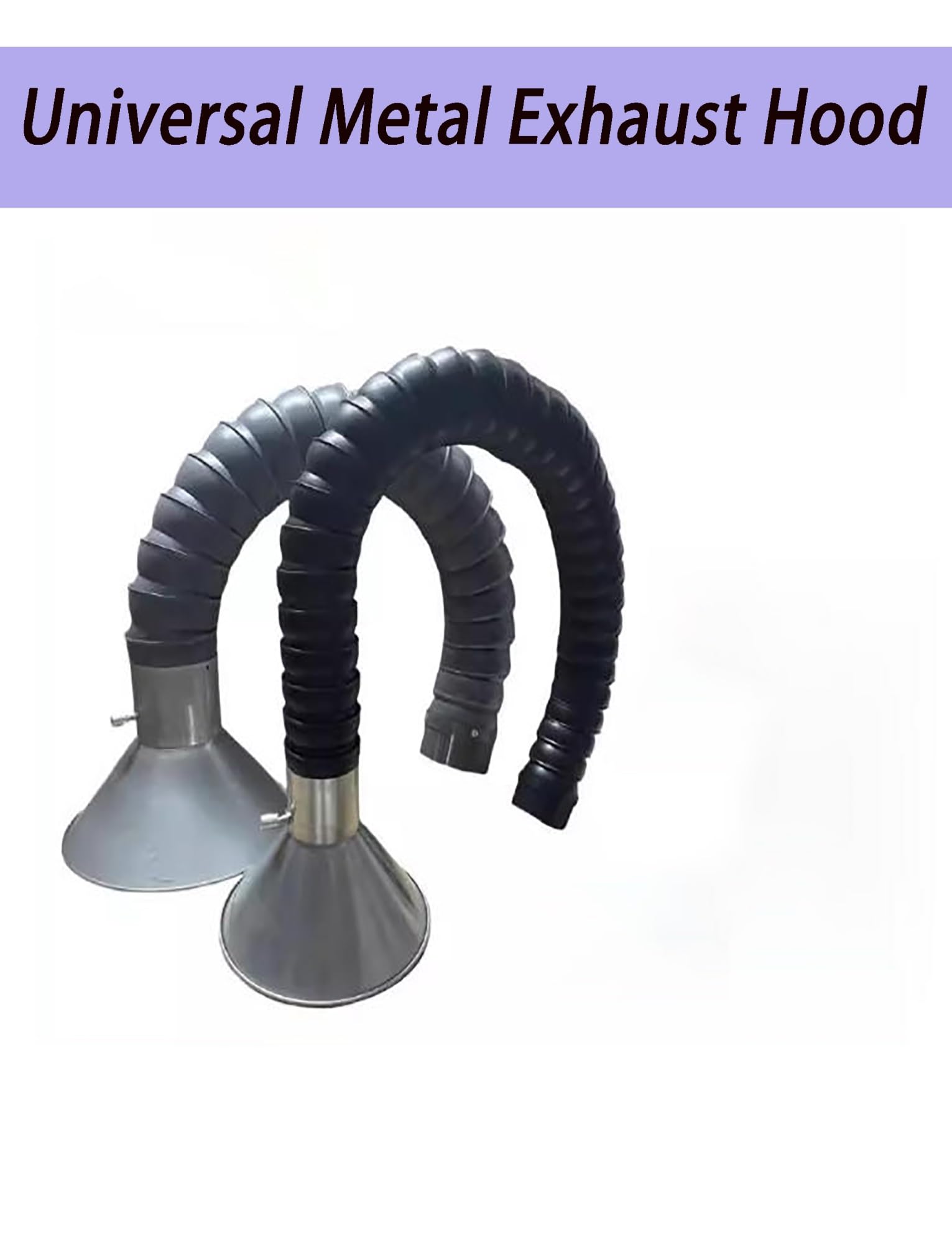 Schweißrauchabsaugung, Verstellbarer industrieller Rauchabsaugarm mit flexiblem Schlauch, geeignet für Schweißlüftung/Schweißen (75 x 225 mm x 86,7 Zoll).