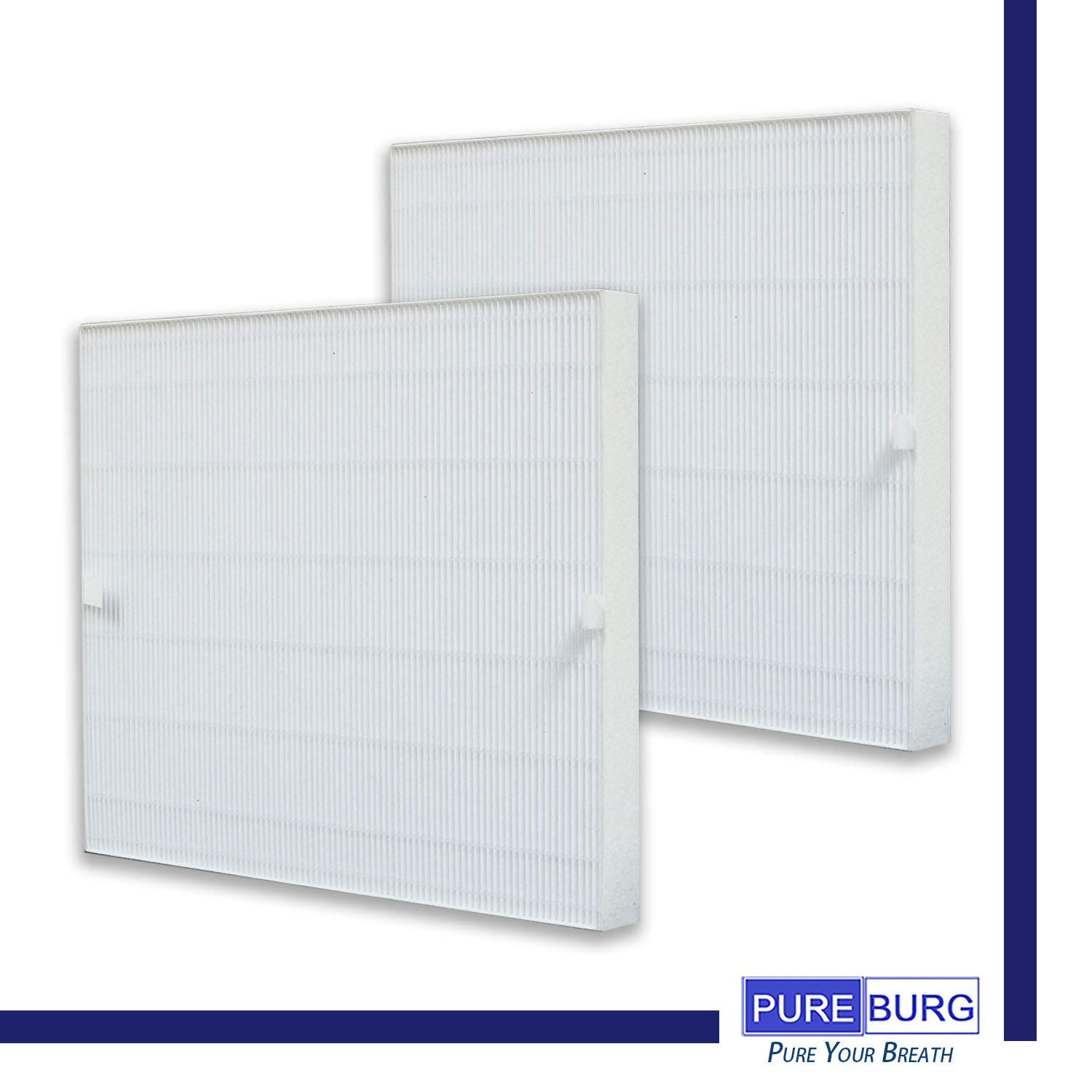 Juego Filtros Pureburg Juego De Filtros HEPA De Repuesto PUREBURG - Compatible Con Coway Mighty AP-1512HH, AP-1518, AIRMEGA 200M Filtros Coway Mighty AP-1512HH