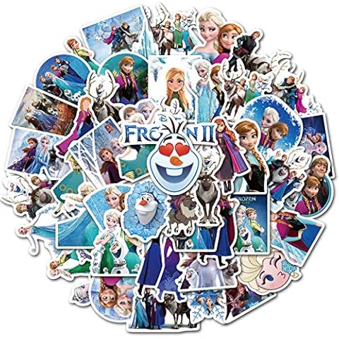 50Pcs Frozen Vinyl Stickers for Kids Cover