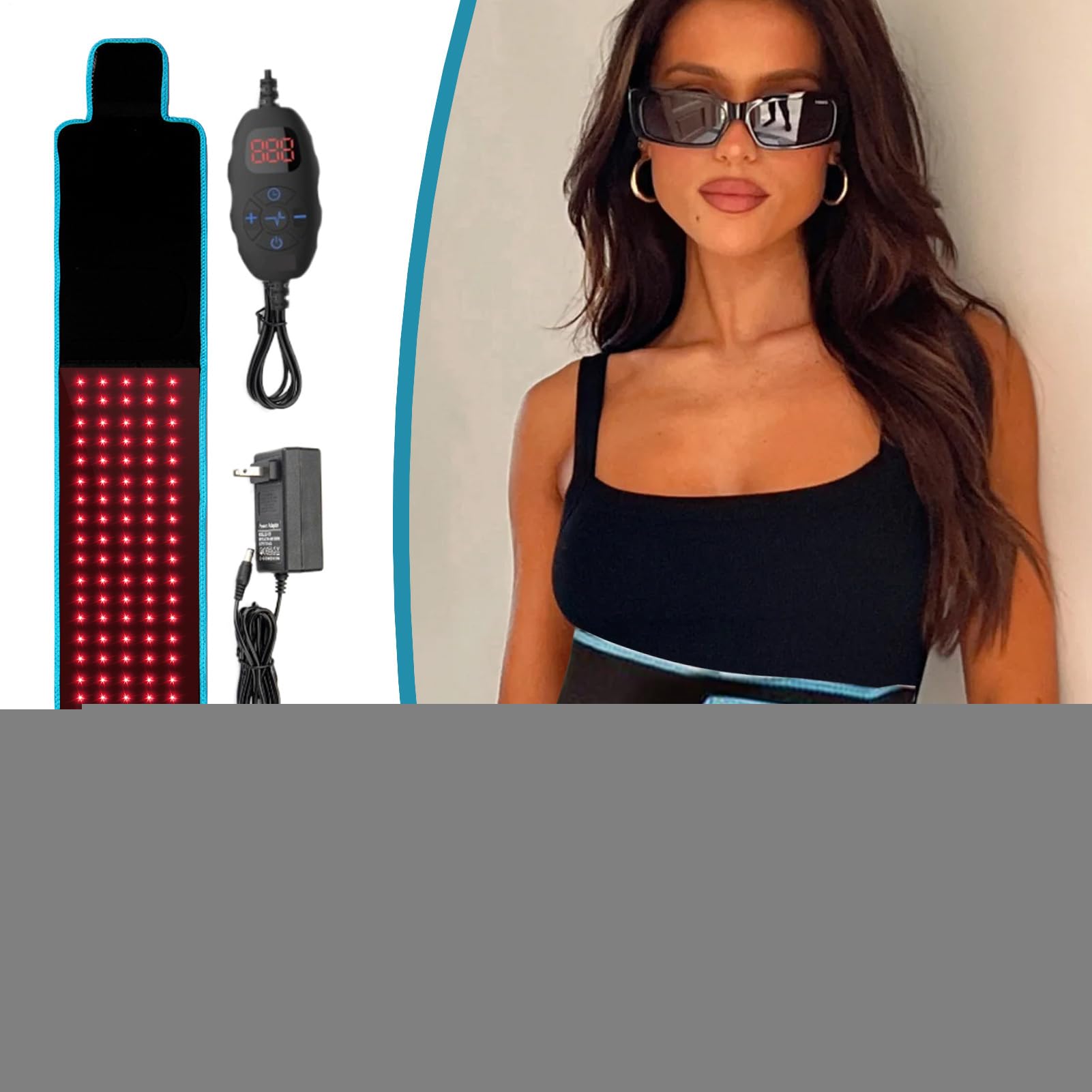 Ceinture Amincissante pour Femmes Accessoires de Mise en Forme à Lumière