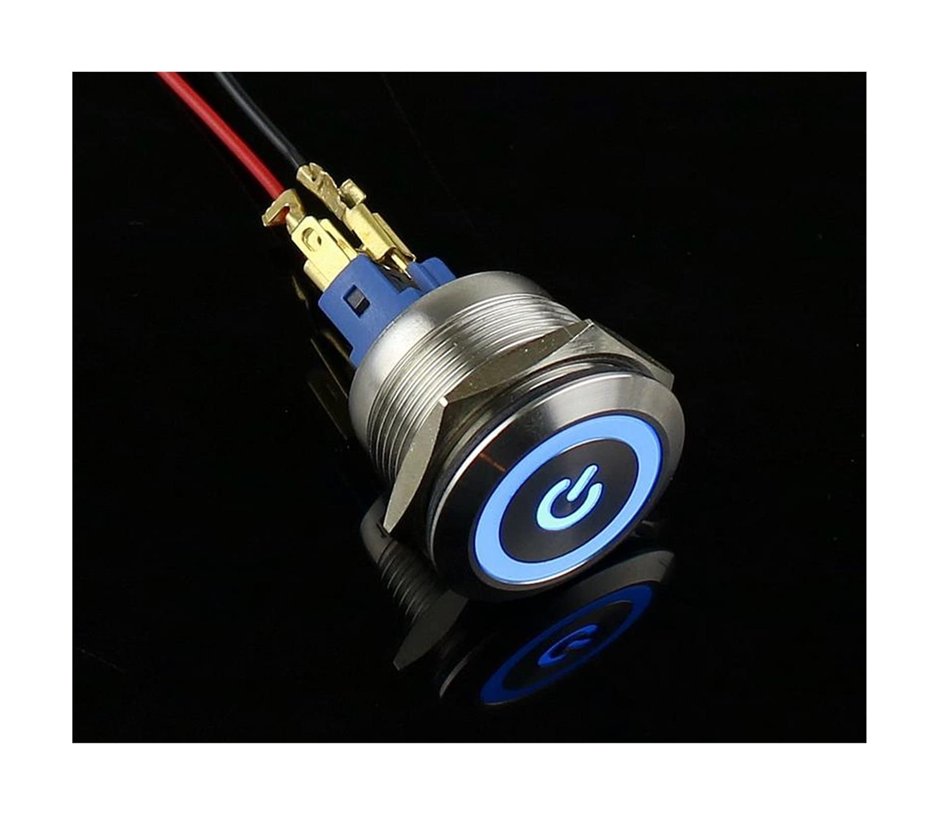 Bouton poussoir vert 22mm 220V momentané pour commande d'automatisme