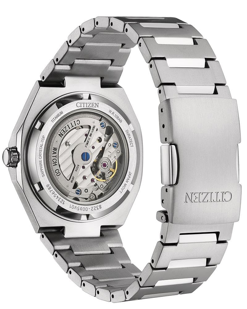 Citizen NK5020 Herren-Automatik-Uhr Zenshin 60 Super Titanium mit Titan Gliederband und Saphirglas