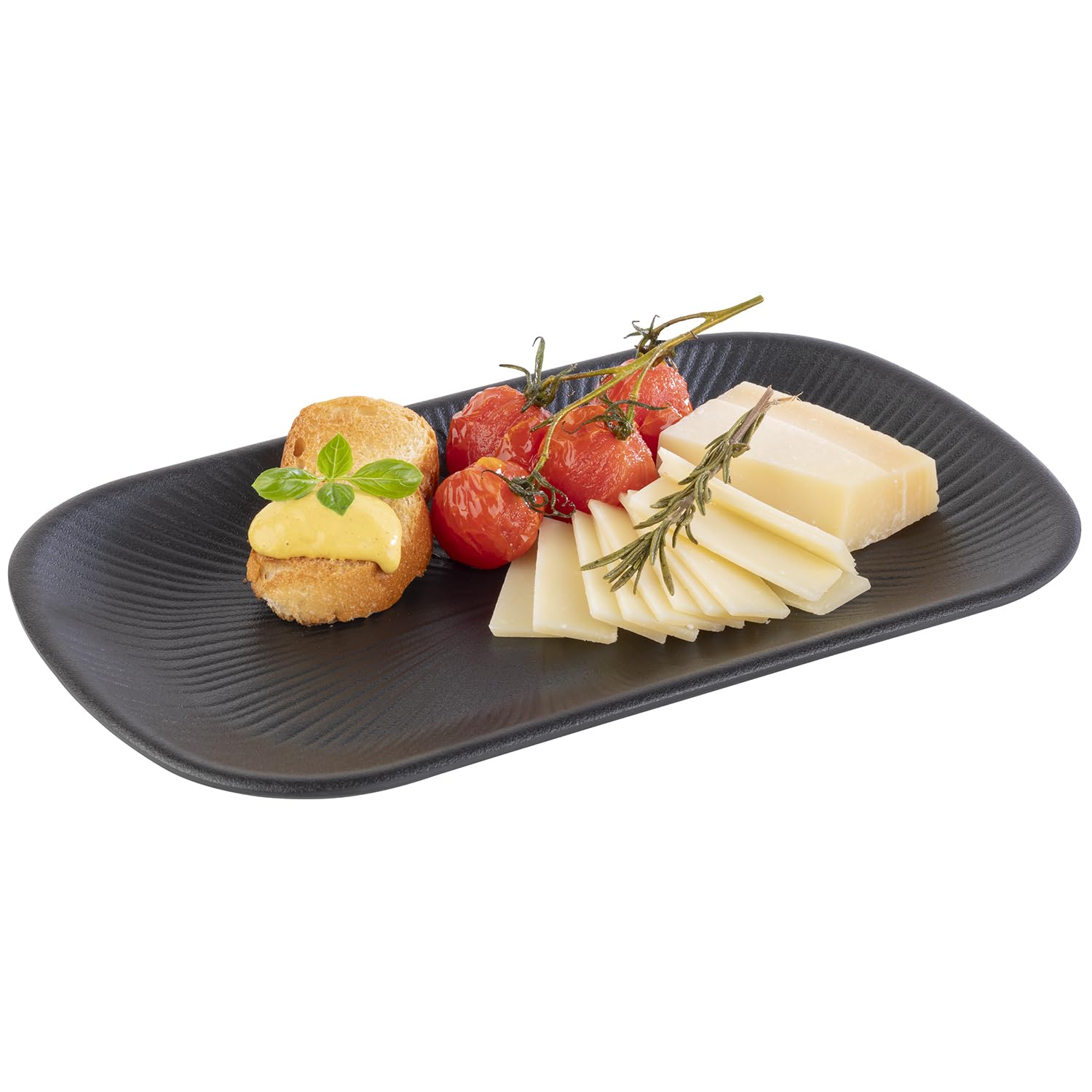 Bol Gastronome APS Nero GN 1/9 – Mélanine Noir – 0,35 L – 17,6 X 10,8 Cm – Pileable, Lave-vaisselle