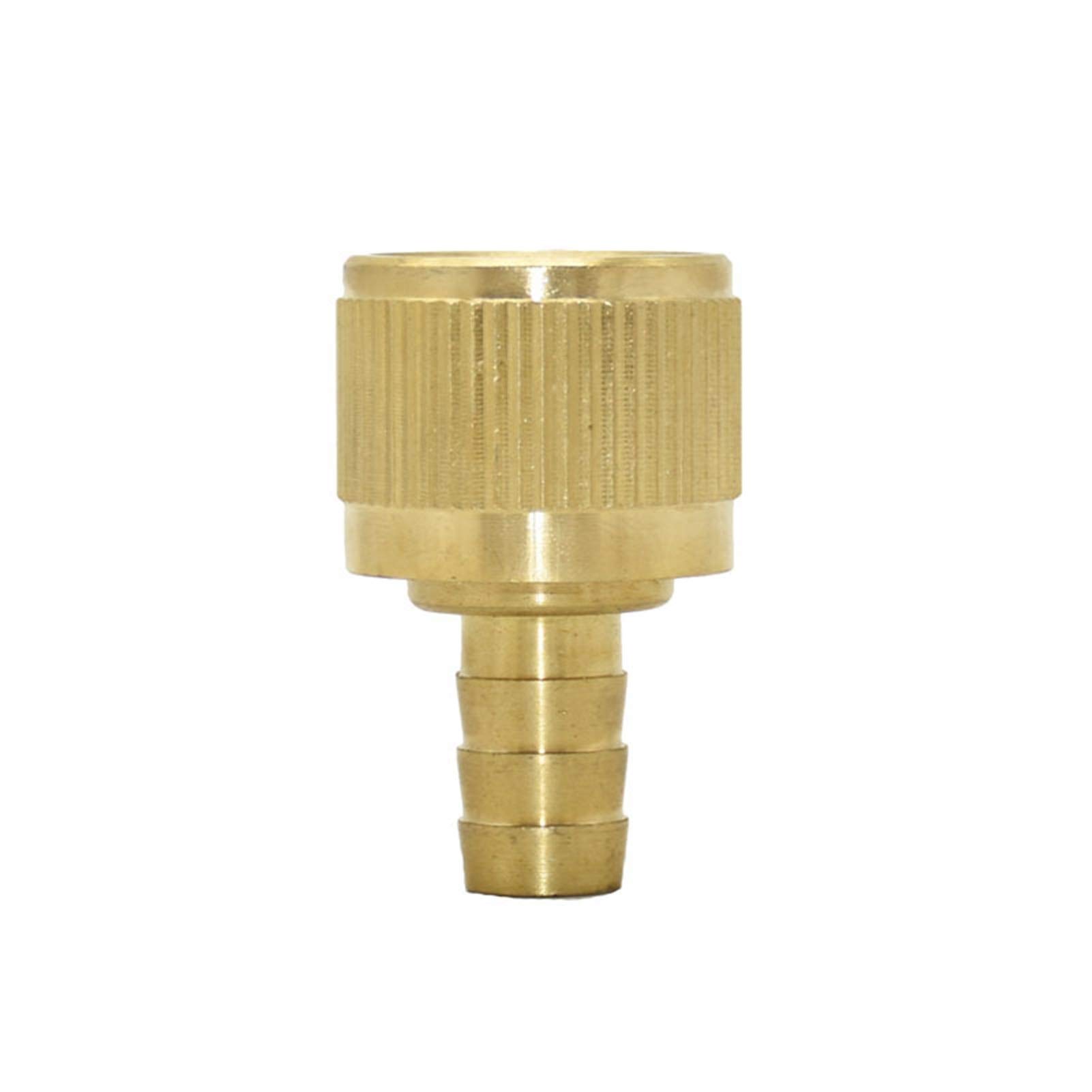 Conectores de manguera LRJSKWZC Conector rápido de 16 mm de latón 1/2 Manguera del conector de la junta telescópica Toque del jardín 8PCS