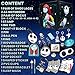 Disney The Nightmare Before Christmas Advent Calendar 2025 for Women, Teens, Stationery, Halloween Countdown Calendar, Christmas, Gifts for Women (Black/Multi)