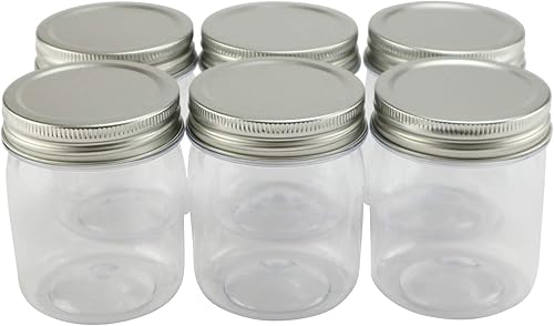Miniatura 6 de Tarros de plástico Mason de 8oz