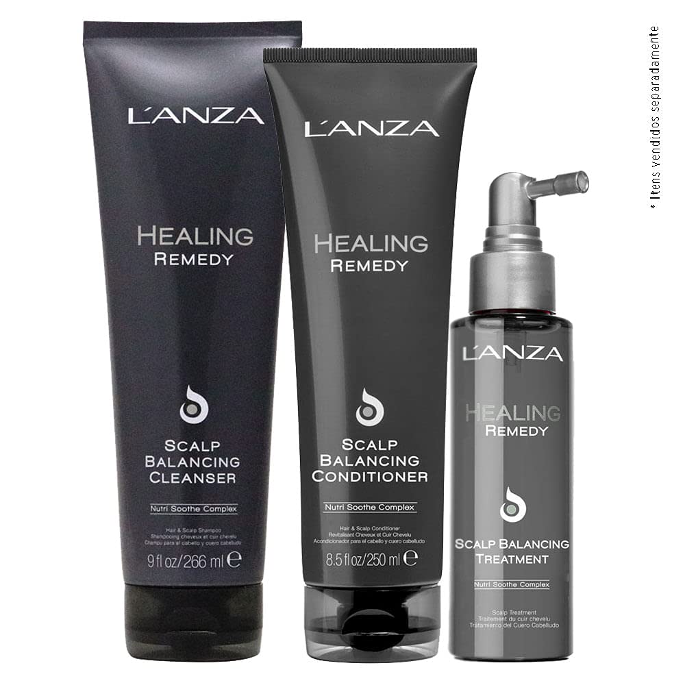 L'ANZA Healing Remedy Scalp Balancing Leave-in Treatment, Restores, Revives, and Nourish Hair & Scalp, Promotes Healthier Hair Growth, Thickness and Density (3.4 Fl Oz)