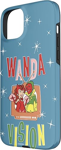 Vista 17 de Funda para TV retro WandaVision Wanda & Vision para iPhone 13 Marvel