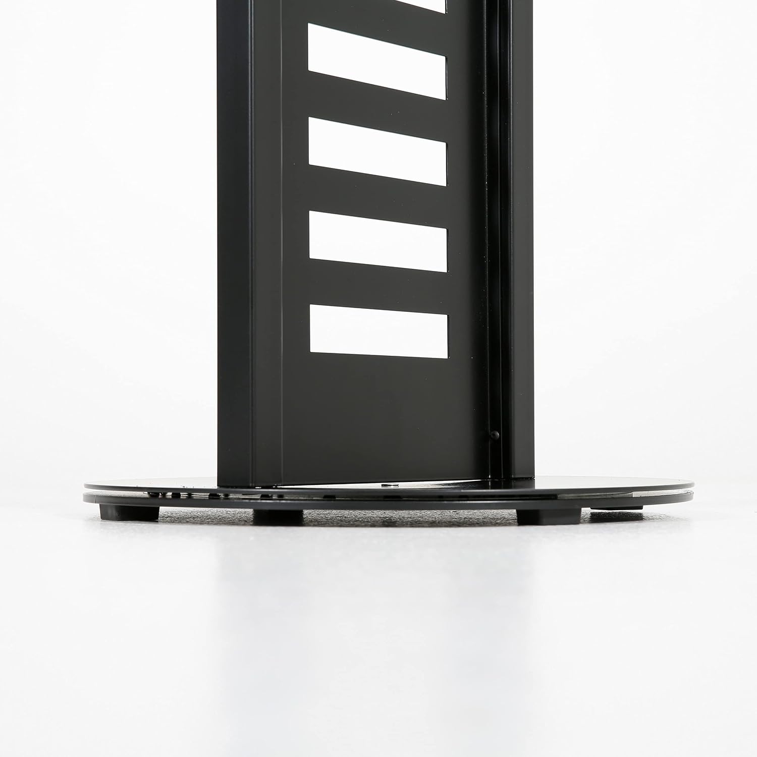 M&T Displays Heavy Duty Literature Rack with 8 pcs. Acrylic Shelf and Rotating Base, Magazine Holder, Brochure Display Stand, Catalog Leaflet for Fair, Conference (Black, 8.5x11... - Image 5