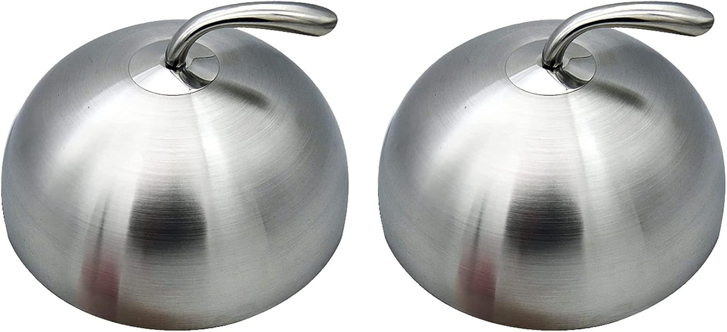 Atoeyal 2個 24cm ステンレス製ステーキカバー 鉄板焼きドームのディッシュ蓋 家庭用丸型防油金属製フードカバー キッチン スプラウト鉄鋳物製 ステーキ皿小判型２３×１３ｃｍ の通販 | ホームセンター コメリドットコム
