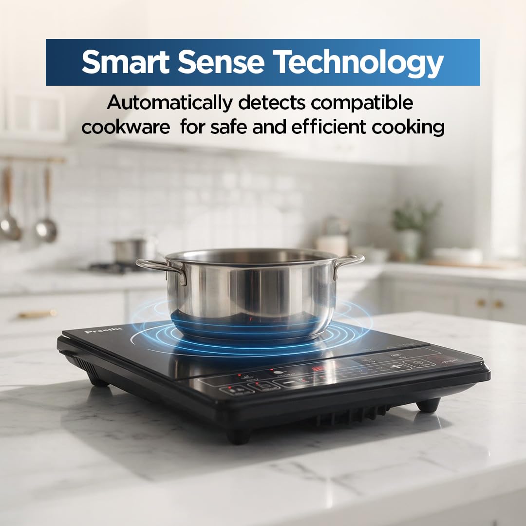 Preethi Trendy Plus Induction Cooktop - Black -4 Preethi Trendy Plus Induction Cooktop - Black -4