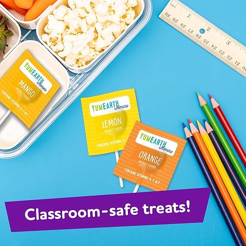 Miniatura 3 de YumEarth Ultimate Organic - Paletas antioxidantes, 15 unidades, aptas para alérgicos, sin gluten, sin OMG, veganas, sin sabores ni tintes