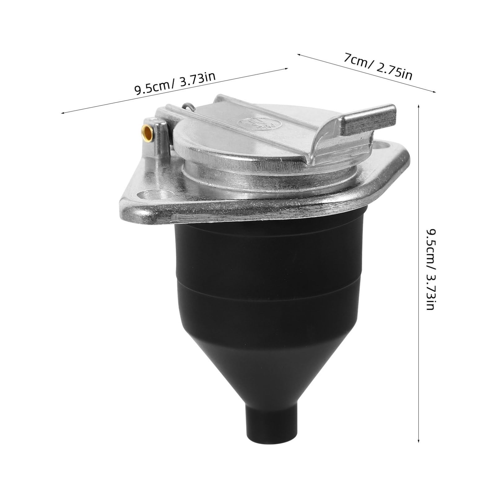 4 Piezas 7 de Remolque Conexiones electricas Cable de Remolque enchufar Adaptador bujias Enchufe de la luz del Enchufe para de Cables Carcasa de Aluminio