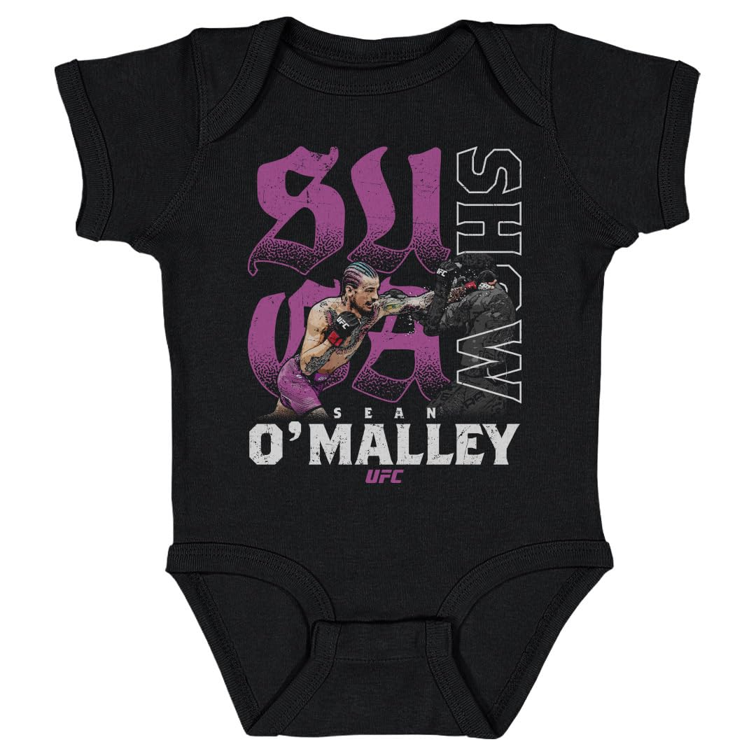 Sean O'Malley UFC One-Piece Infant Bodysuit - Sean O'Malley Suga Show WHT (Black, 12M)
