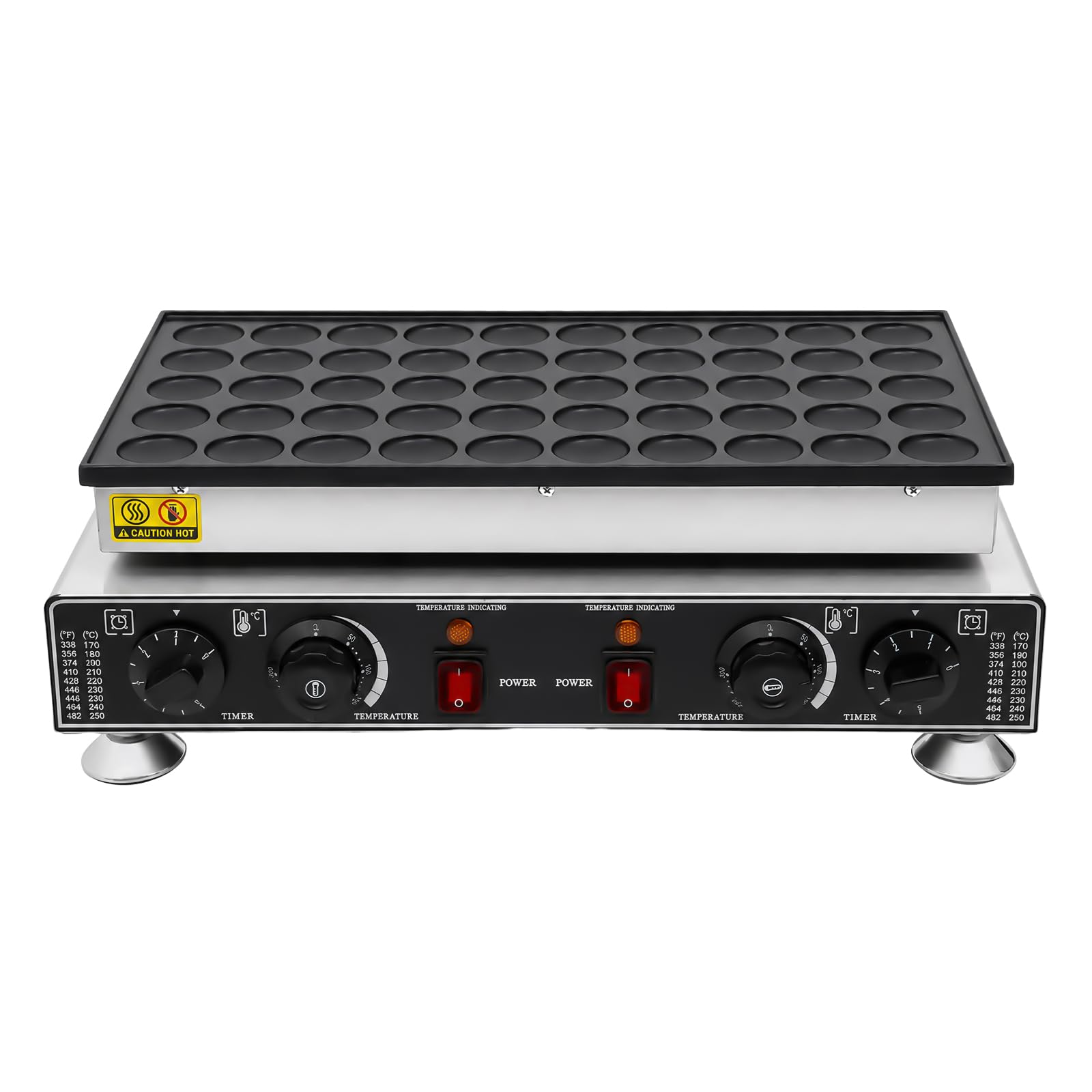 Máquina para hornear magdalenas, 50 magdalenas, 220 V, 1800 W, acero