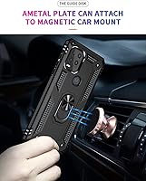 Vista 23 de Androgate for Moto G Stylus 5G 2021 Case with HD Screen Protector, Military-Grade Ring Holder Stand Car Mount 16ft Drop Tested Protective Cover