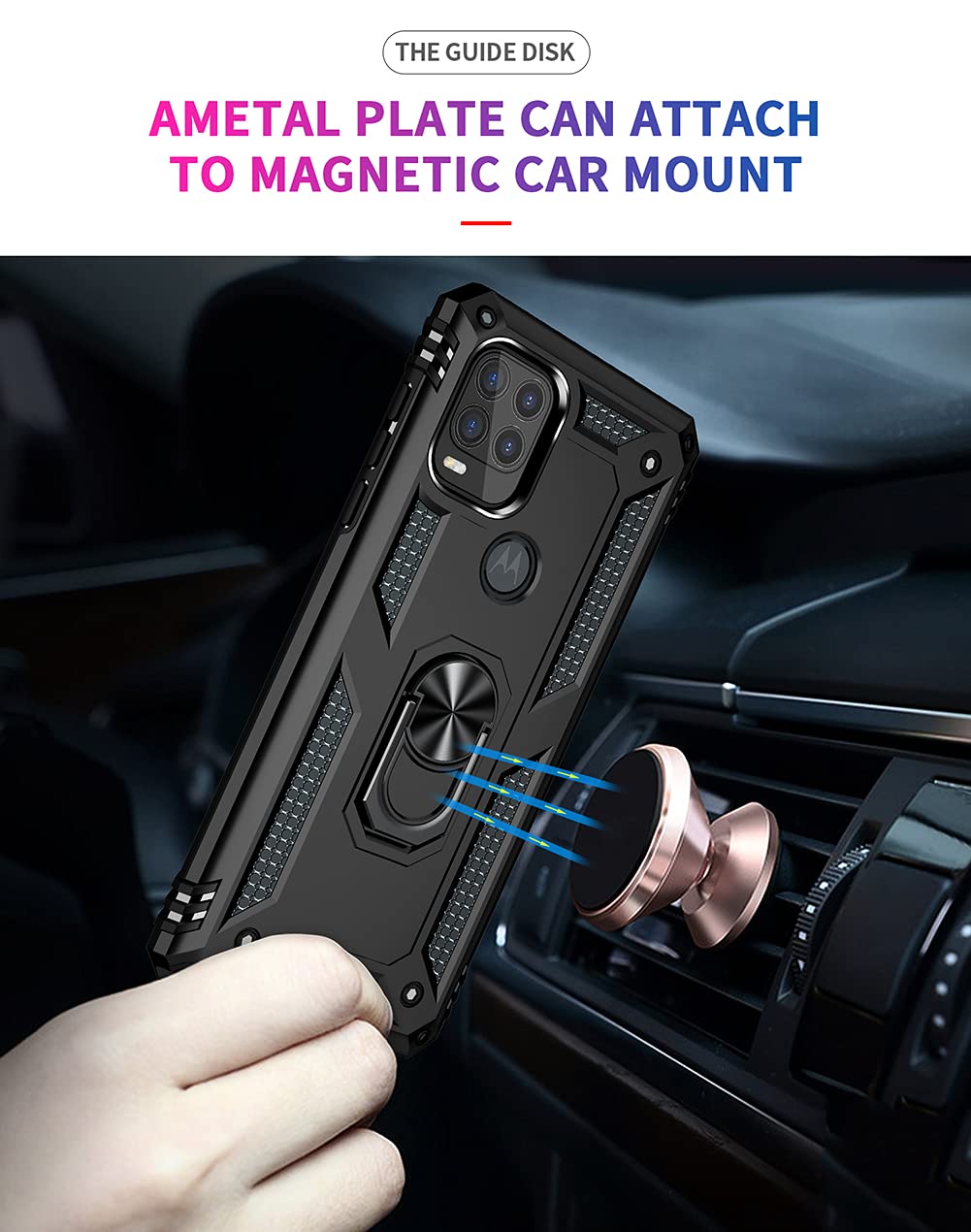 Amazon.com: Androgate Compatible with Moto G Stylus 5G Case with HD Screen  Protector, Military-Grade Ring Holder Stand Car Mount 16ft Drop Tested  Protective Cover Phone Case for Motorola Moto G Stylus 5G,