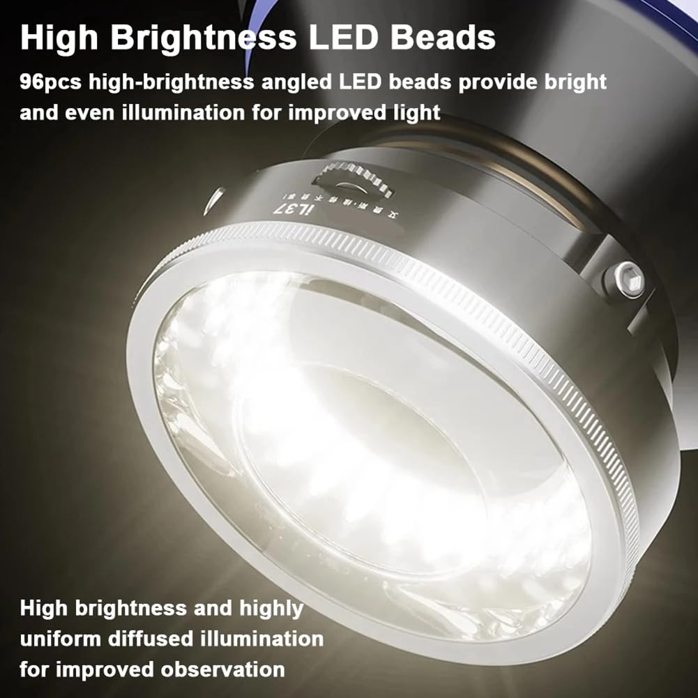 Hochwertiges IL37 Polarisiertes LED-Mikroskop-Ringlicht Zur Vermeidung Von Reflexionen