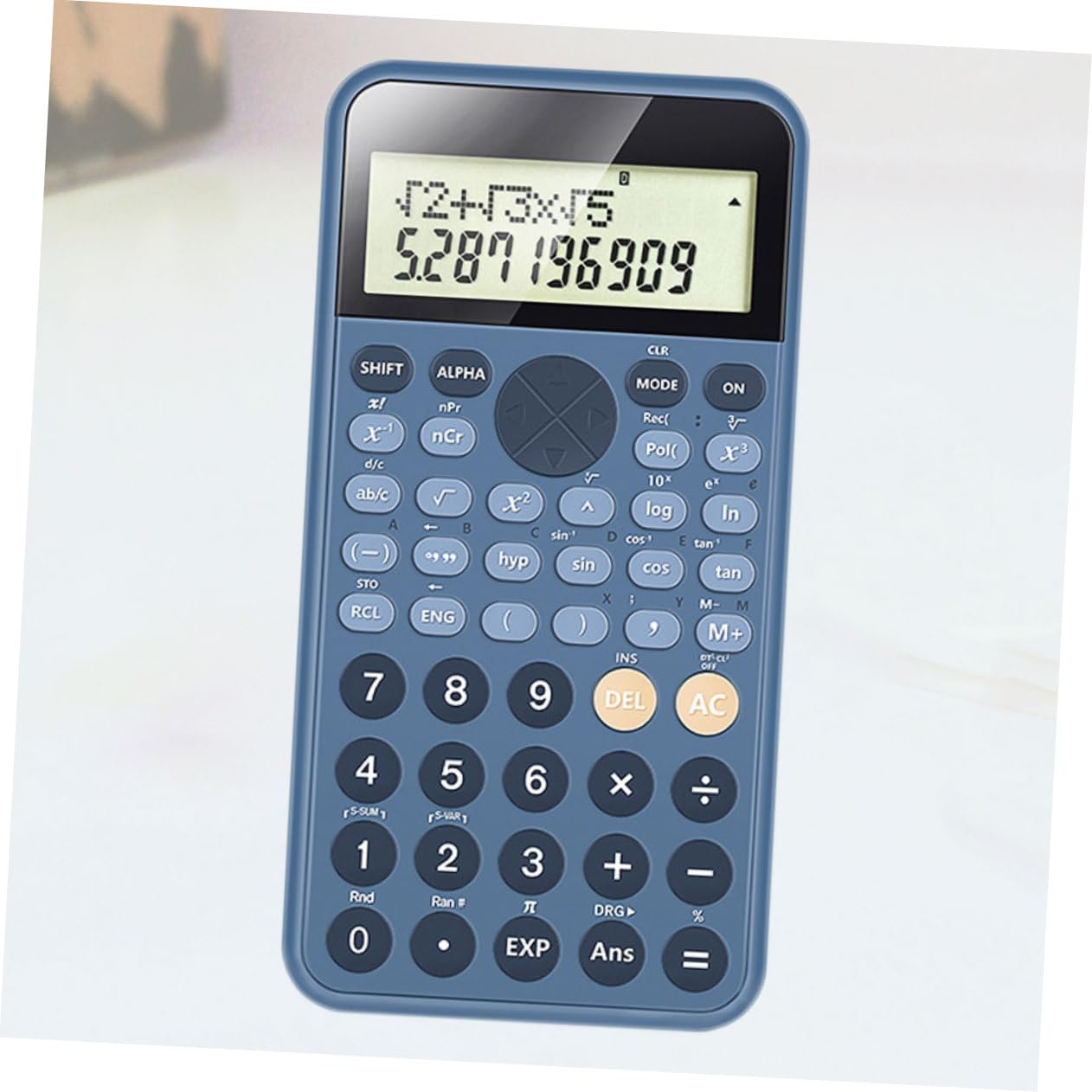 Lurrose Lot De 2 Calculatrices Électroniques Portables Et Pratiques pour Étudiants Grand Écran pour La Rentrée Scolaire Et La Comptabilité De Bureau