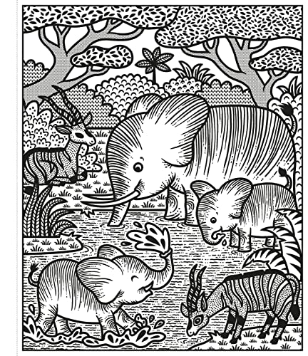 Jungle Magic Painting Book: 1 (Magic Painting Books)