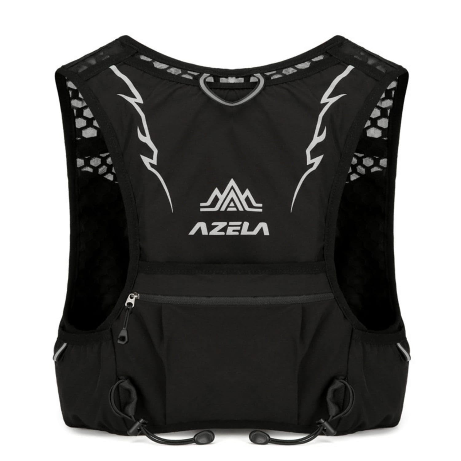 lightweight running hydration vest breathable hydration vest reflective backpack adjustable for runners, cyclists, commuters, cycling, black