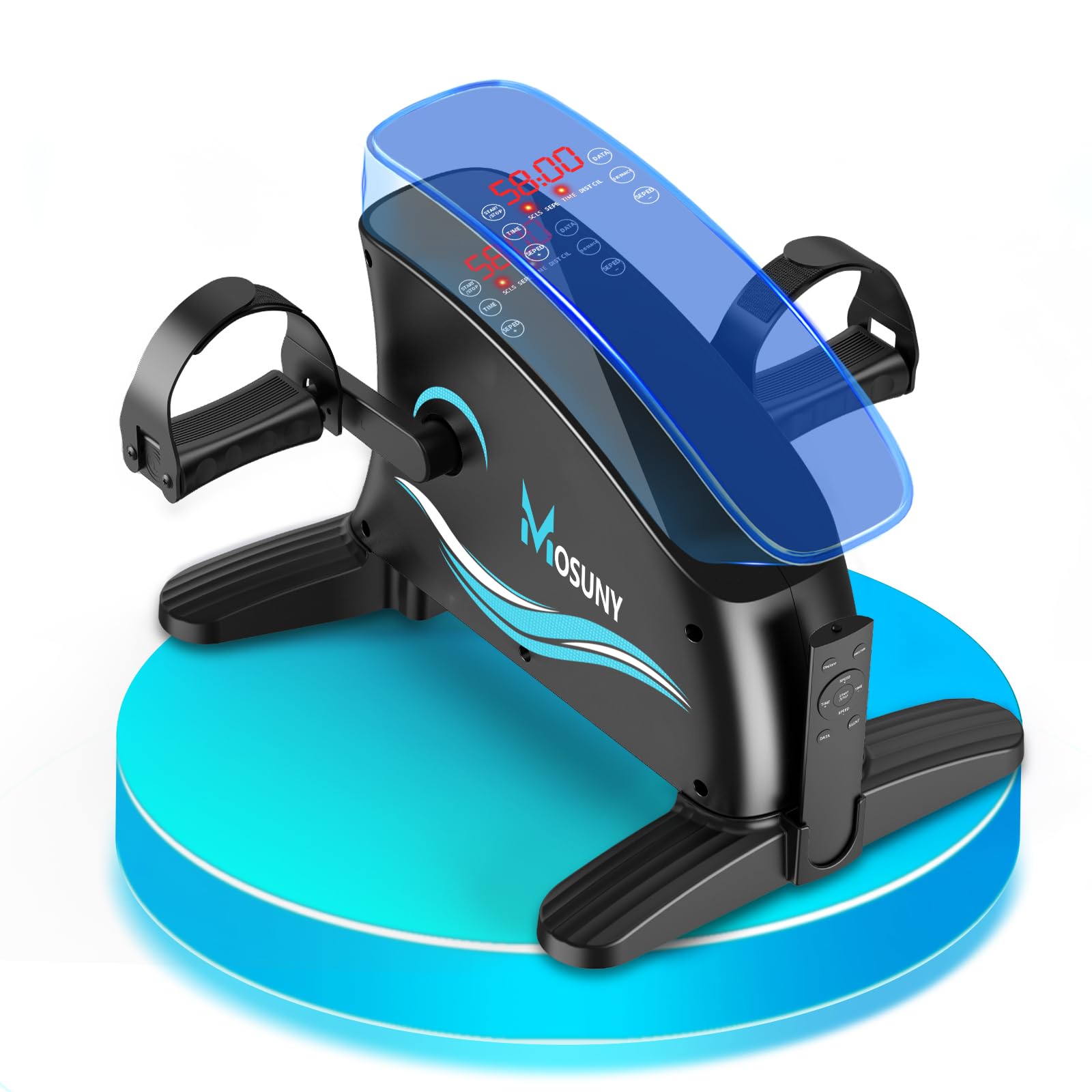 Mini Exercise Bike Pedal Exerciser, Leg and Arm Exerciser