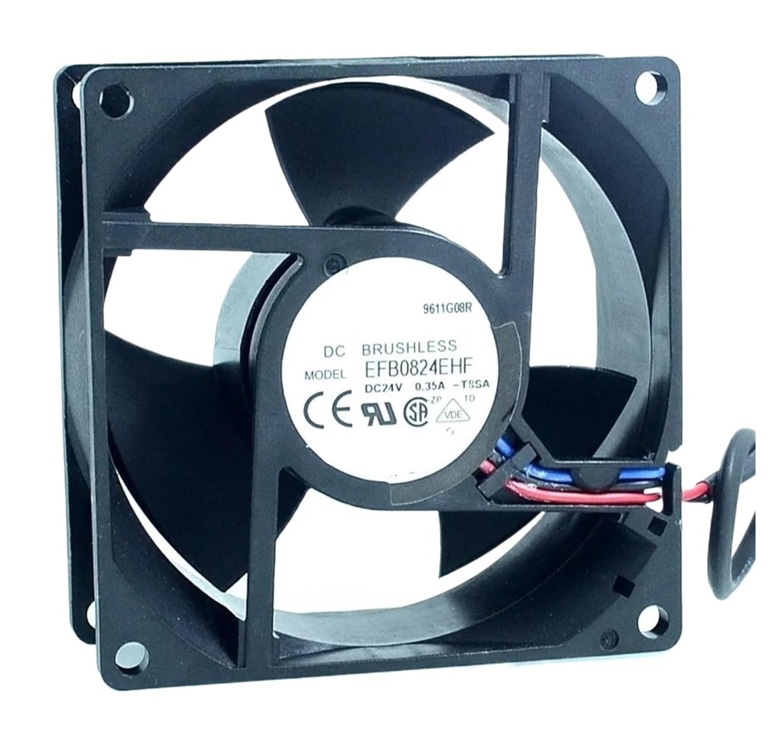 YMUGUEGH EFB0824EHF 8032 8cm 80mm DC 24V 0.35A 3 Wire Cooling Fan