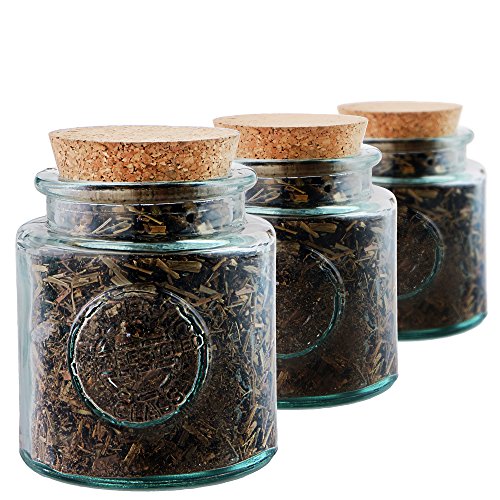 Couronne Company Authentic Glass Jar with Cork, G5688-C, 16.9 Oz / 500ml, 1 Piece4