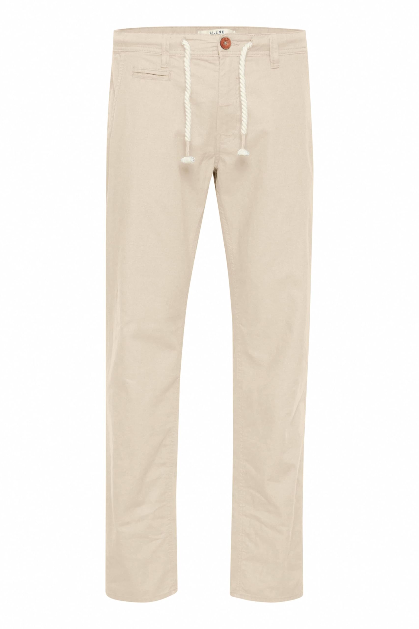 Blend BHLanias Herren Leinenhose Sommerhose Lange Stoffhose mit Eingrifftaschen Leinenmix Regular fit