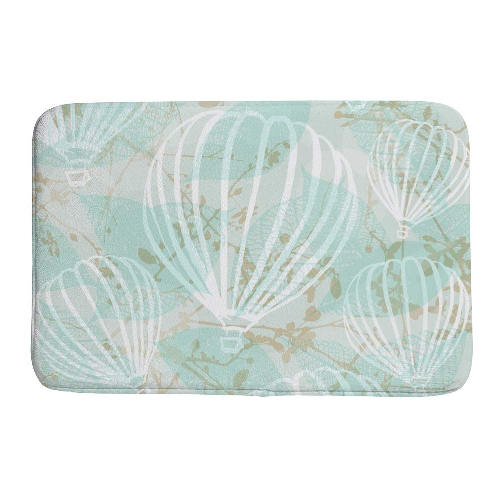 Coussin décoratif de douche motif ballons à air chaud pour toute la famille