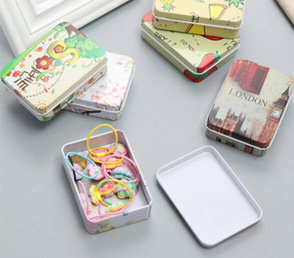 Amazon｜wanbao SZB ミニブリキ缶 缶ケース 缶ブリキ ふた付き