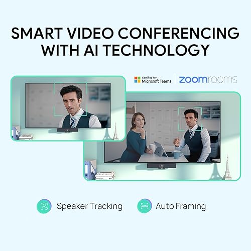 Miniatura 3 de Yealink Cámara web UVC20 1080P Full HD Cámara con micrófono Sistema de cámara de sala de conferencias con Teams Zoom y Skype Empresarial Certificado