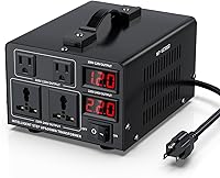 Vista 1 de Transformador convertidor de voltaje de 1000 W (110 V a 220 V o 220 V a 110 V) convertidor elevador hacia arriba/abajo 110/120 voltios - 220/240