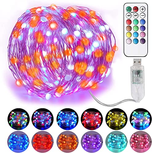 XERGY RGB String Lights - 10Meters 100 LED USB Led String Lights ...