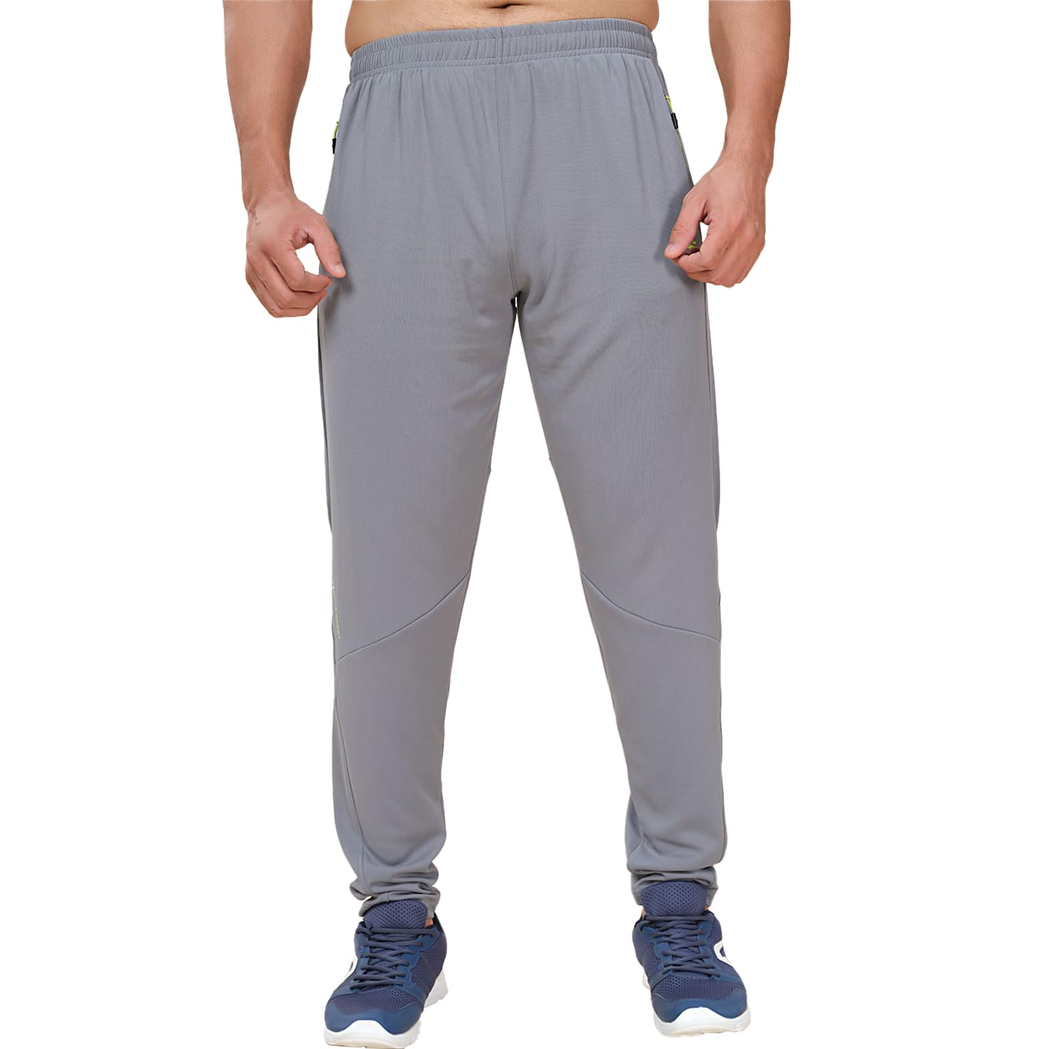 TECHNOSPORT Men's Polyester Slim Fit Plus Size Solid Track Pant for Running, Workout & Sports - (MPOR25LTG_Light Grey_5XL)-picture-32